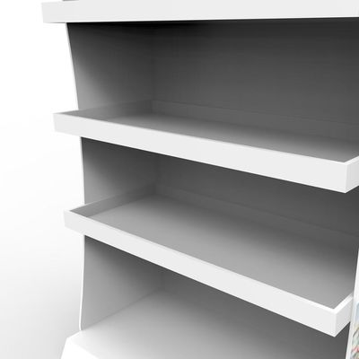 پایه صفحه نمایش لوازم آرایشی 6 لایه چوبی برای محصولات مراقبت بهداشتی