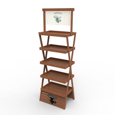 پایه جواهرات فلزی قابل جداسازی در قفسه نمایش جواهرات سفارشی برای فروشگاه ها