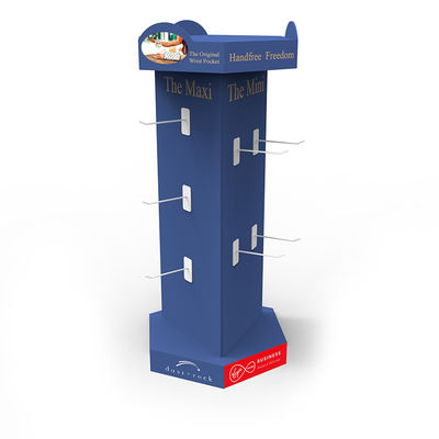 پایه نمایشگر پی وی سی Pegboard پایه نمایشگر دو طرفه برای فروشگاه ها